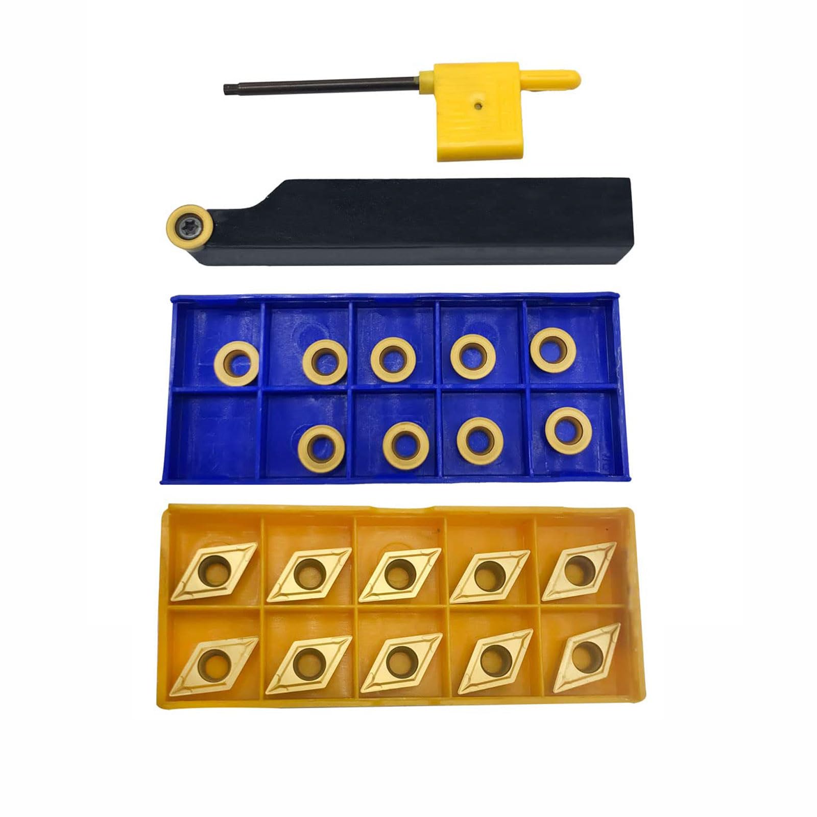 Uchwyt narzędziowy do toczenia metalu 5/8 cala SRAPR1616H10 z okrągłymi płytkami węglikowymi R5 RCMT10T3MO DCMT32.51 DCMT11T304 Toczenie Insrts