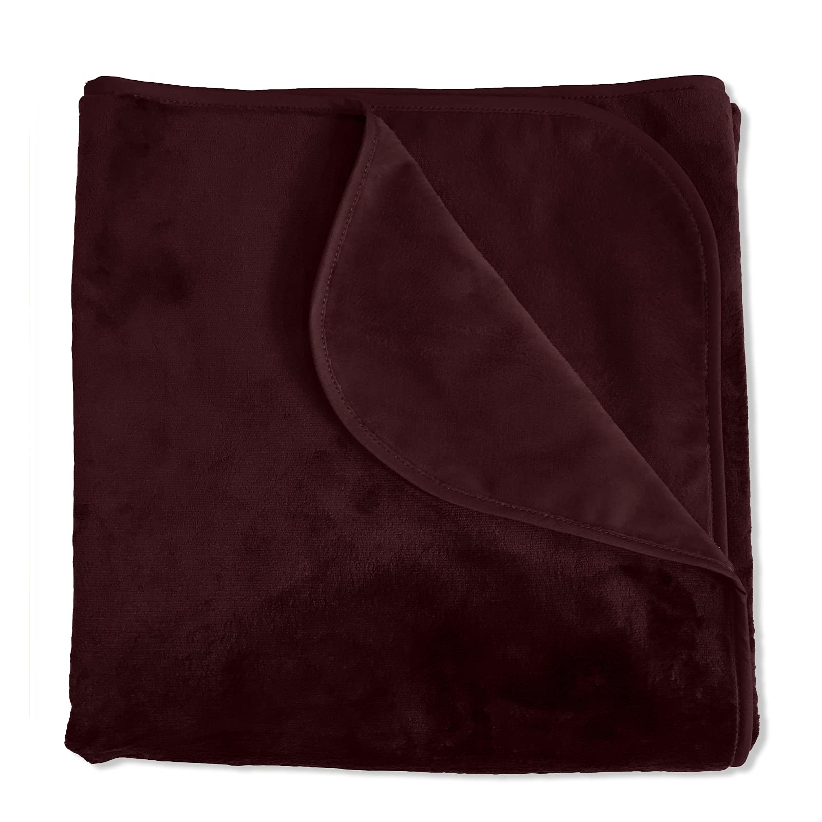 Mambe Silky Waterproof Throw for Protecting Furniture Bed Couch from Stains Caused by Dogs, Cats, Incontinence. Soft, Washable, Reversible. (Size