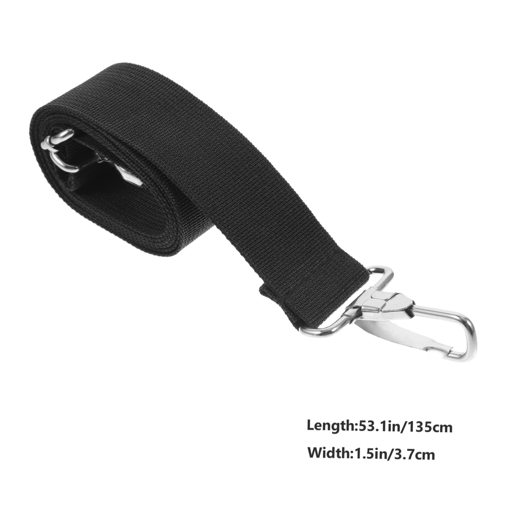 VANZACK Snare Drum Sling Set 4pcs Drum Straps Adjustable Shoulder Straps for Marching Band Black Sling Comfort Fit