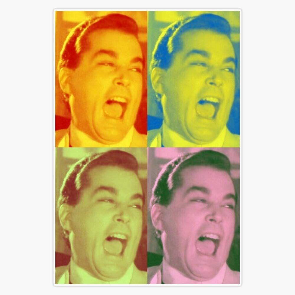Ray Liotta Laugh Mafia Gangster Movie Goodfellas Painting Multi Color |  Desertcart Seychelles, image size:1000x1000