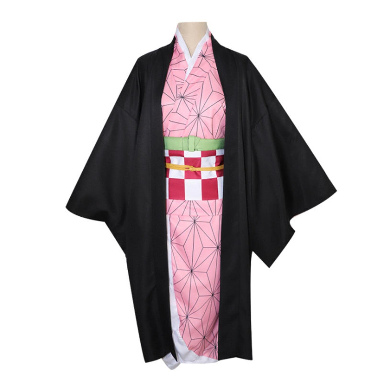 Anime Demon Slayer postać z kreskówki Cosplay kostiumy Kimetsu No Yaiba Tanjirou Nezuko rekwizyty do cosplay mundurek kimono