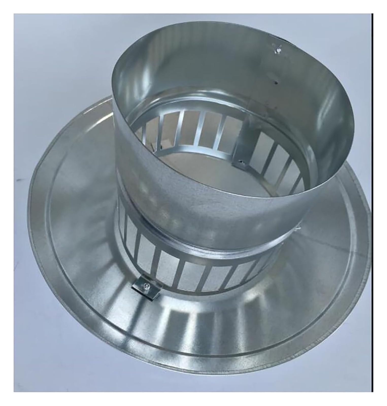 Tappo for camino in acciaio inossidabile Copertura for sfiato sul tetto, Tetto antipioggia antivento Cappa a forma di fungo Cappa da cucina Tappo for fumo for tubo di scarico(110mm)