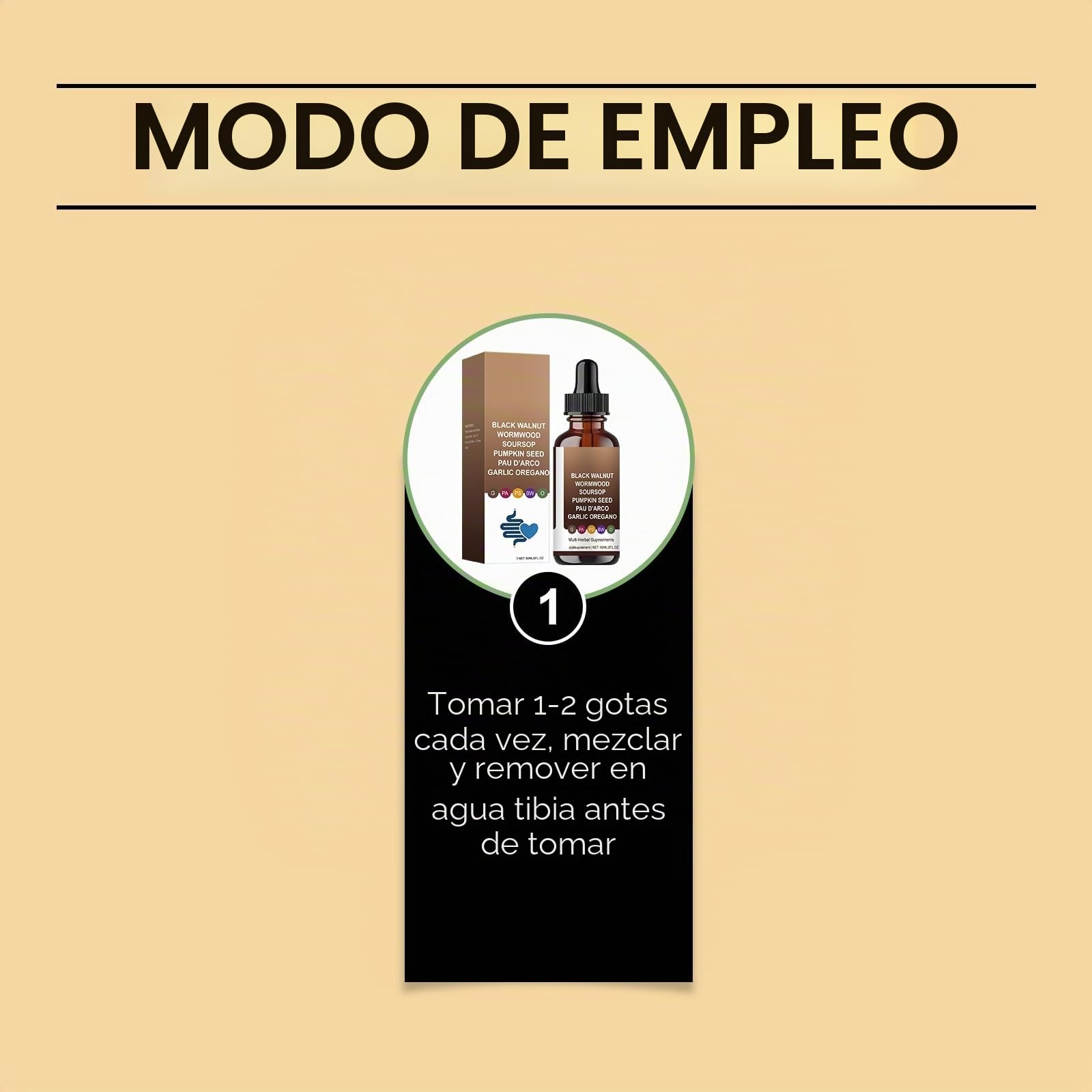 Limpieza intestinal con ajenjo y nogal negro | Favorece la digestión, la energía, la absorción y el intestino | Fórmula suave, vegana y sin OMG | 60 ml/2 onzas líquidas,3PCS