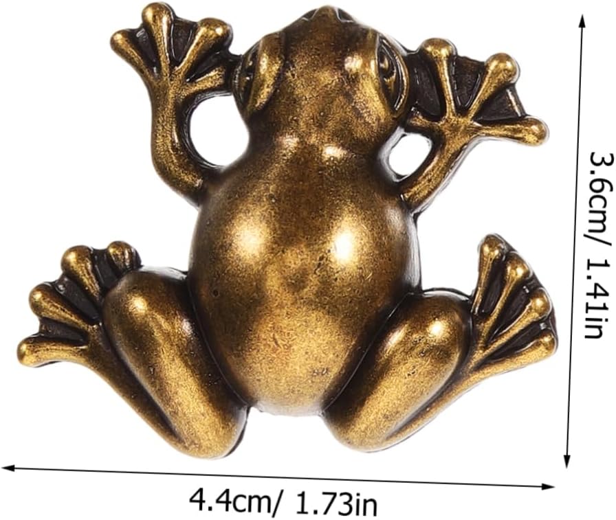 Sturdy Zinc Alloy Frog Handles Replacement Furniture Pulls Drawer Knobs