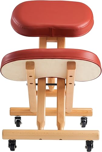 Miniatura 4 de Master Massage Silla ergonómica plegable de madera para oficina – Silla plegable de madera para la corrección de postura en el hogar – Mejora tu