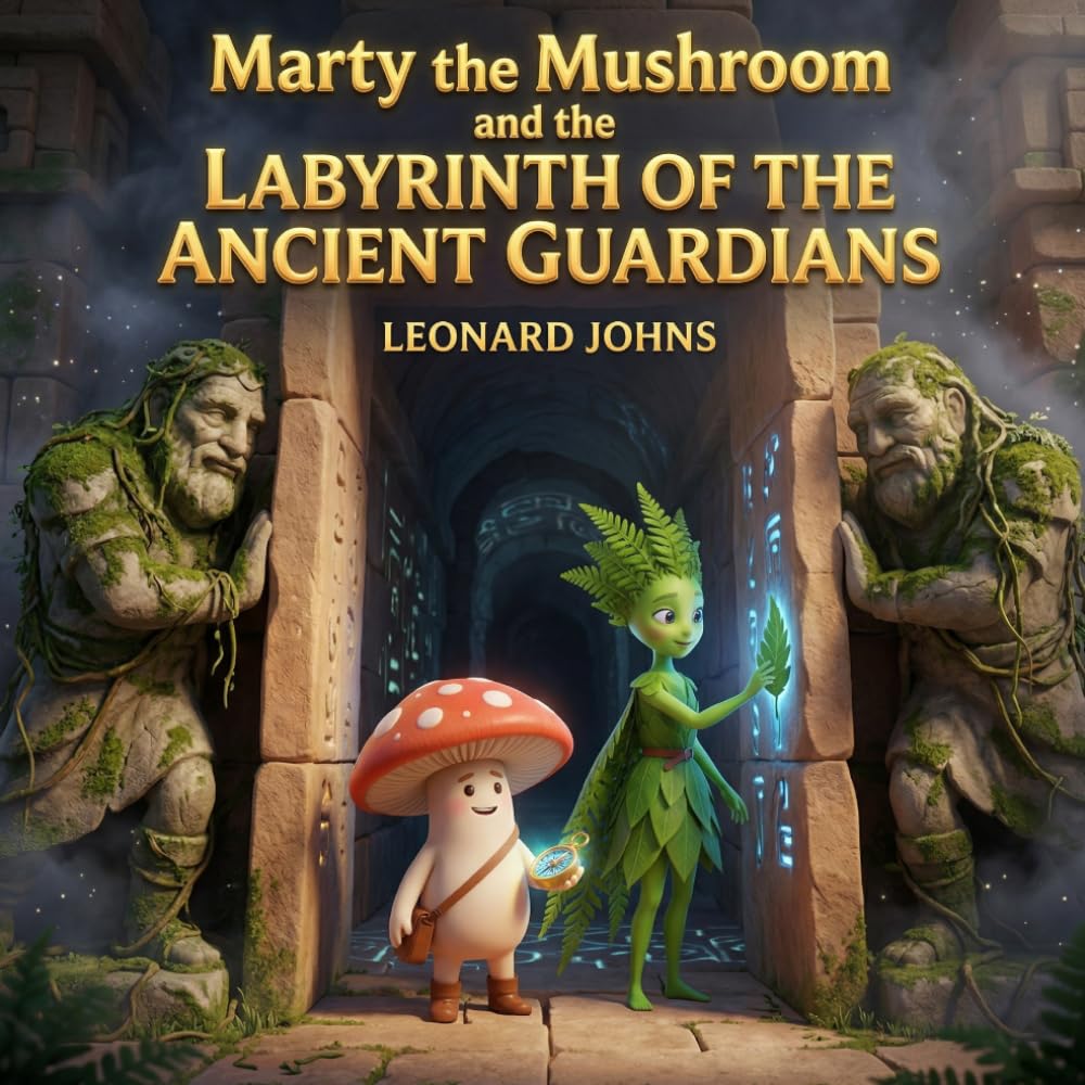 Marty the Mushroom and the LABYRINTH OF THE ANCIENT GUARDIANS: A Magical Quest of Logic, Bravery, and Friendship: An Adventurous Kids' Storybook for ... Forest (Marty the Mushroom Series of Books)