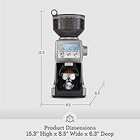 Vista 6 de Breville BCG820DBL Smart Grinder Pro para café y expreso, color azul Damson