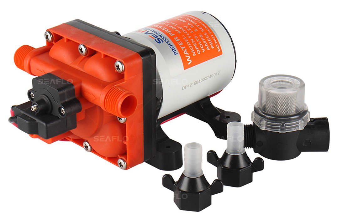 Amazon.co.jp: SEAFLO デュアル 42 シリーズ 12V 6.0 GPM 55 PSI 水圧 