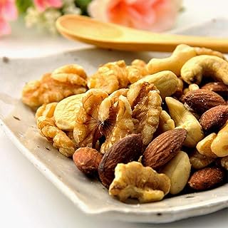 Amazon.co.jp: オーガニック ミックスナッツ 素焼き 無塩 1kg 無添加 3種の ナッツ 有機 有機栽培 アーモンド クルミ 生クルミ カシューナッツ お取り寄せ お菓子 食物繊維 : 食品・飲料・お酒
