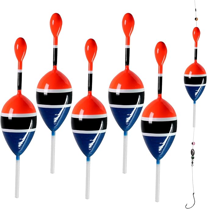 Slip Bobbers for Fishing Saltwater Freshwater 1/2oz 2"x5.28" Slip