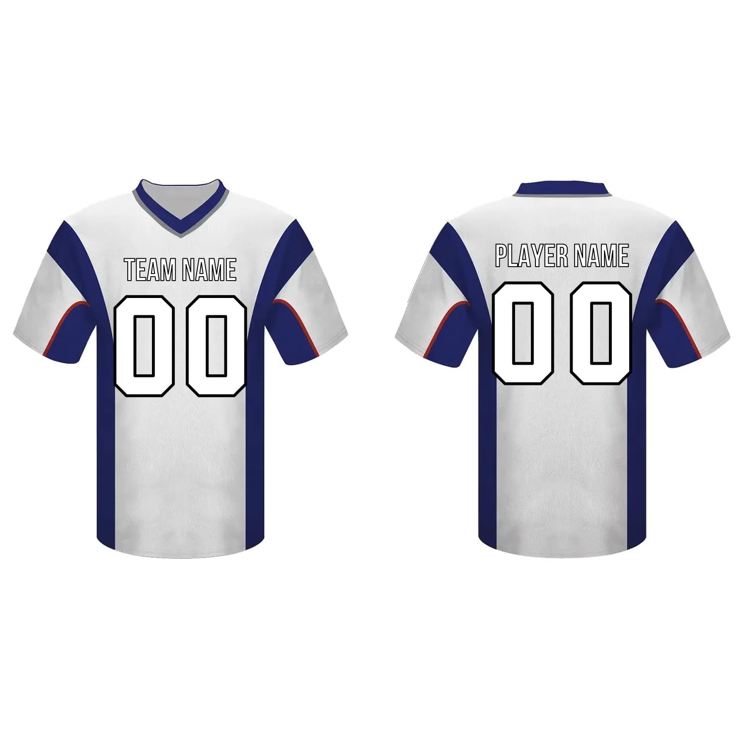 - SGS Sports Gear Custom Football Jersey, Personalized Reversible or Standard Design with Name & Number for Unisex