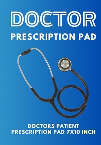 Doctors Patient Prescription Pad: Doctors Prescription RX Pad Paper | Special Gift for Doctors