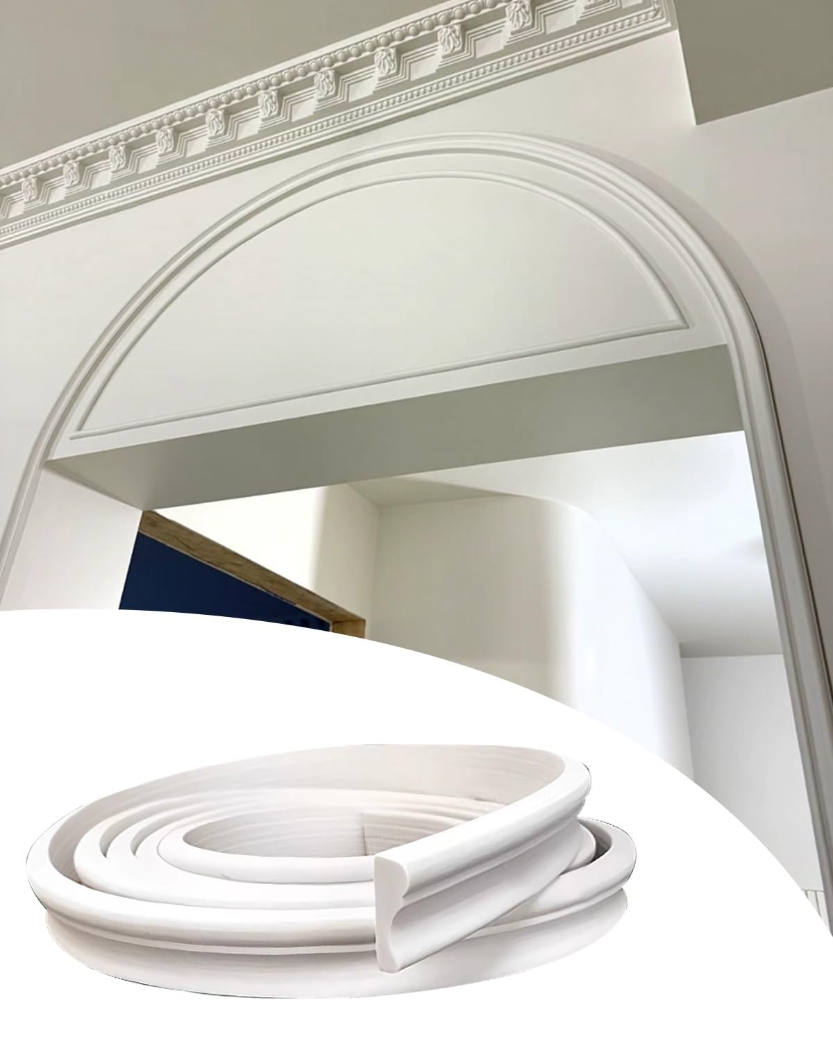 Kit d'arche de porte souple 3D 400cm moulure de porte préfabriquée
