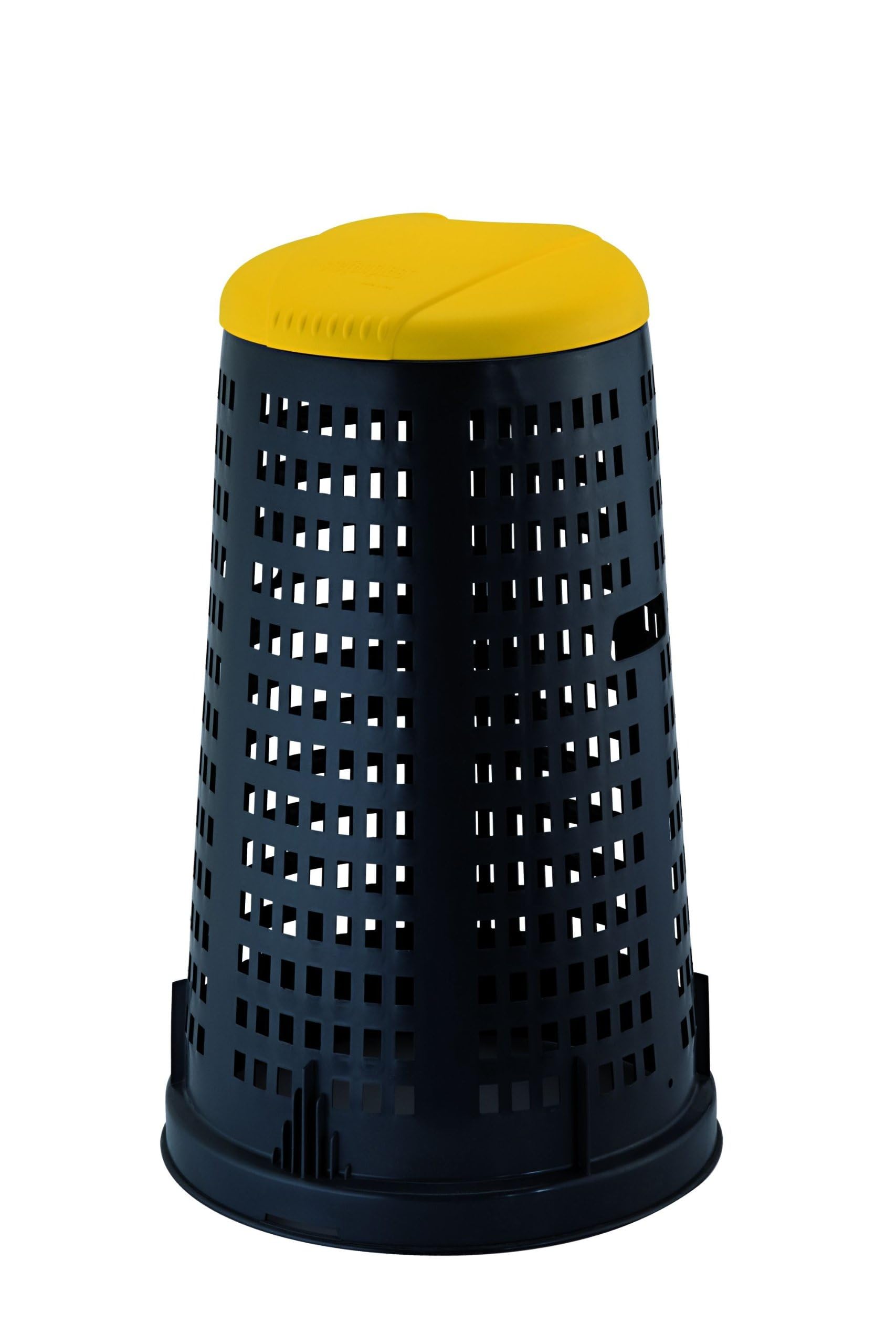 Stefanplast Trestle Bin, Yellow/Black, 100 Litre