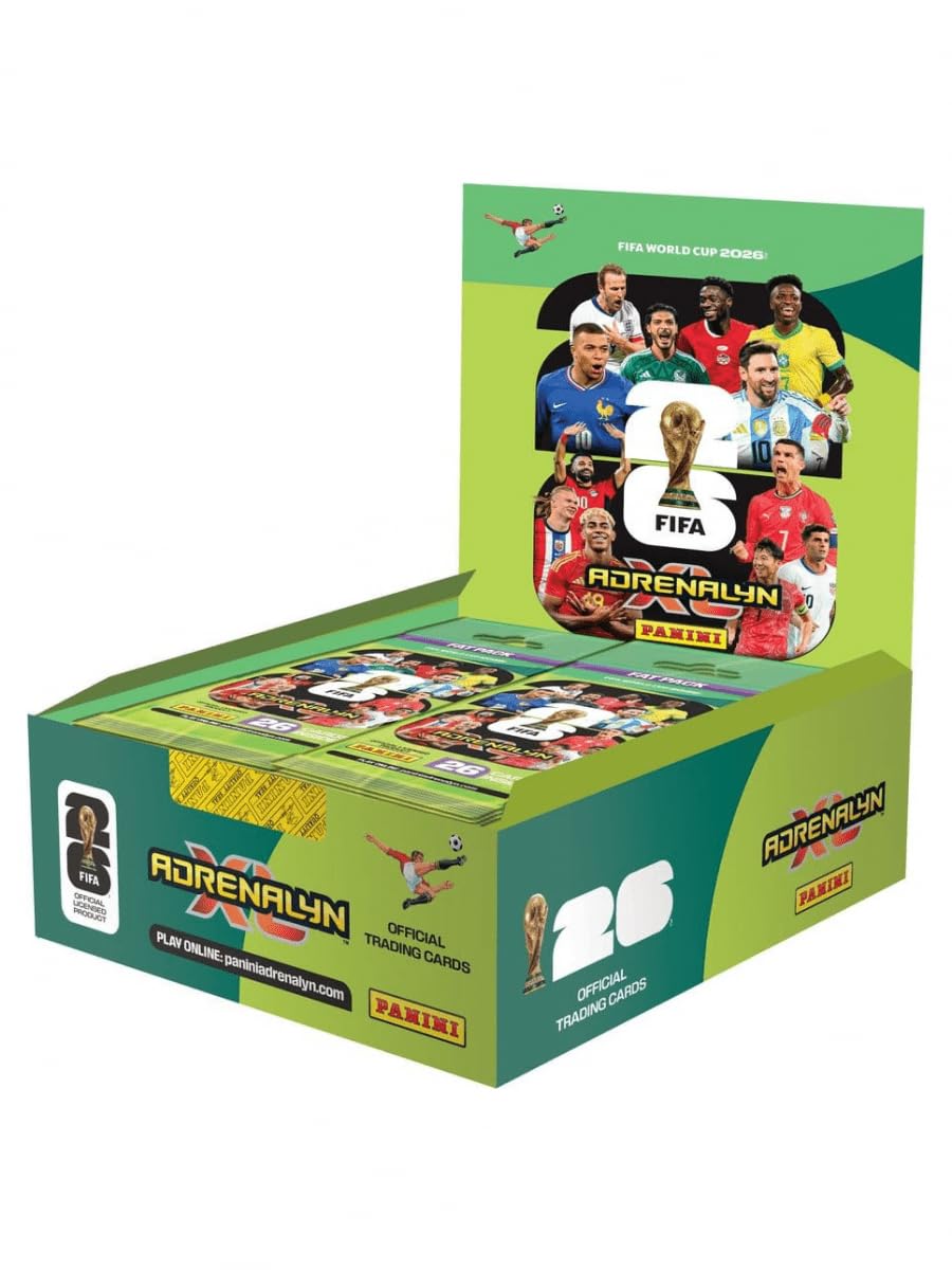 Panini Copa Mundial de la FIFA 2026 Adrenalyn XL Fat Pack Display