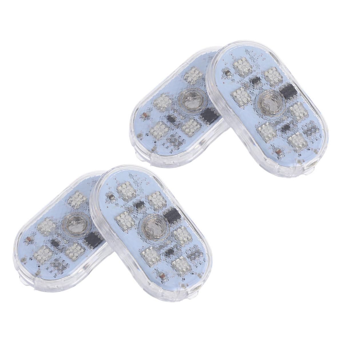STOBAZA 4 Pares Lámpara de Ambiente para Coche Sensor Táctil USB 150mah
