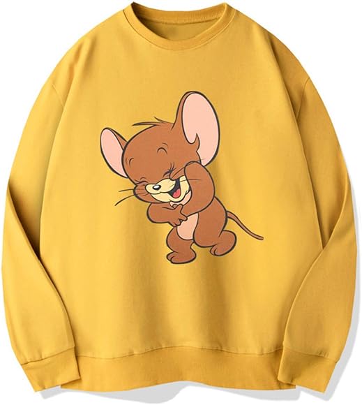 Amazon.co.jp: [toppower] Tom & Jerry トレーナー 裏起毛 メンズ