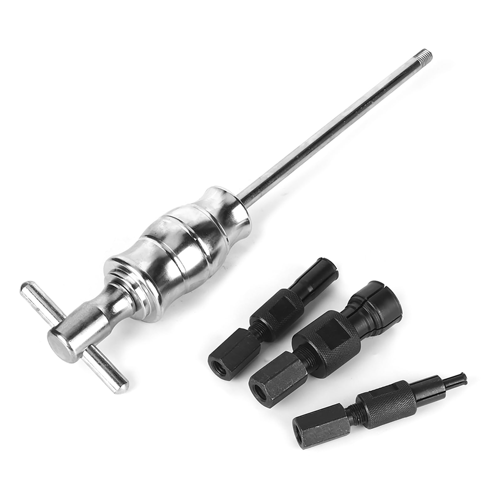 FLEXMAN 9Pcs Wewnętrzny Zestaw do Usuwania Ściągacza, 8 32 mm Wewnętrzne Wyciąganie Łożyska Zestaw Wyciągający Z Młotkiem I Rozszerzalne, T Rączka, Ślepy Zjeżdżalnia Niedostate