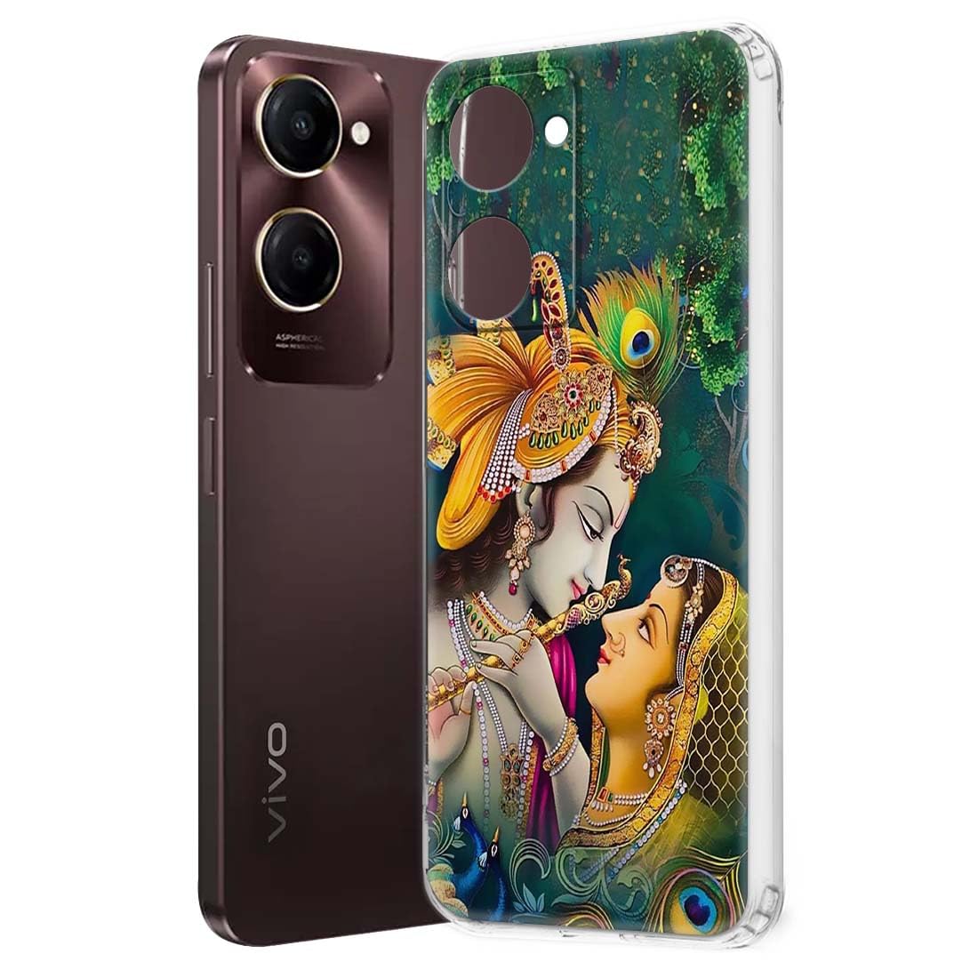 Fashionury Back Cover for Vivo Y28s 5G Designer, Printed,Transparent,Flexible, Silicon -D0005 (B0DC6CL2YM) Amazon Price History, Amazon Price Tracker