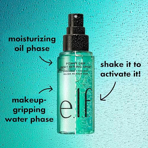 e.l.f. Power Grip Dewy Setting Spray, Long-Lasting Formula, Grips Makeup For A Hydrated, Dewy Finish, Vegan & Cruelty-Free - Image 4