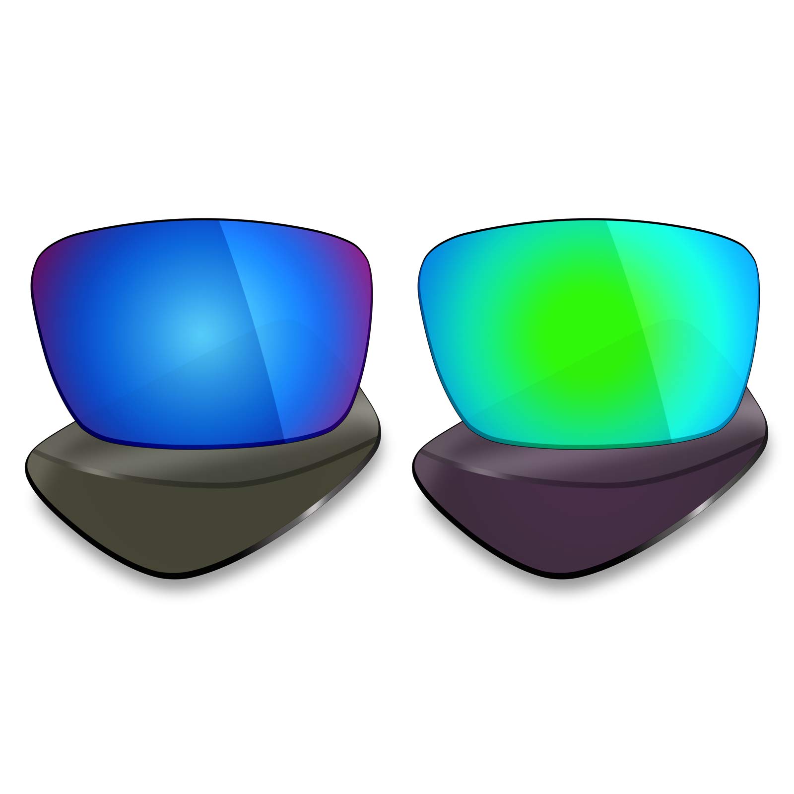 Mryok 2 Pair Polarized Replacement Lenses for Oakley Fuel Cell Sunglass - Options
