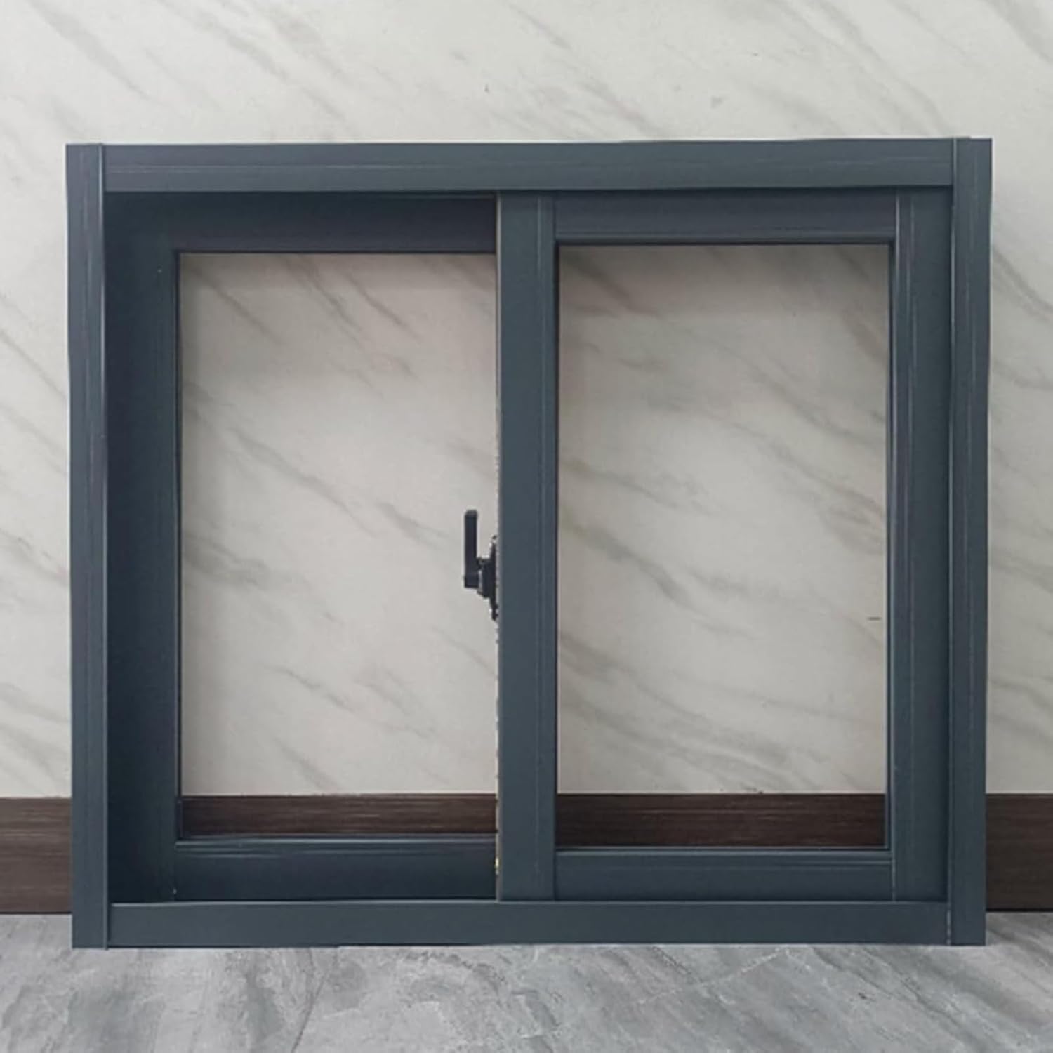 JKGHK Horizontal Sliding Window Replacement, Basement Replacement Windows, Household Slider Utility Glass Windows, Clear Vent Small Window, for Sheds, Playhouses(WxH 21x20in/53x51cm)