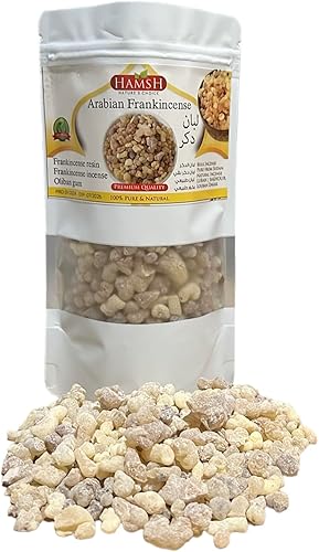 Resina de incienso Incienso árabe Lágrimas de incienso Lágrimas aromáticas Goma de Olibanum Incienso natural LUBAN - BAKHOUR (8 onzas)