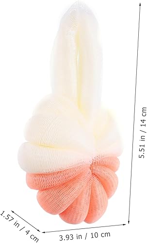 Miniatura 3 de Bola de baño de 4 piezas Red de ducha de flores Esponja Flor Bola de baño Esponja de baño Esponja de baño Esponja de baño Esponja de baño Depurador