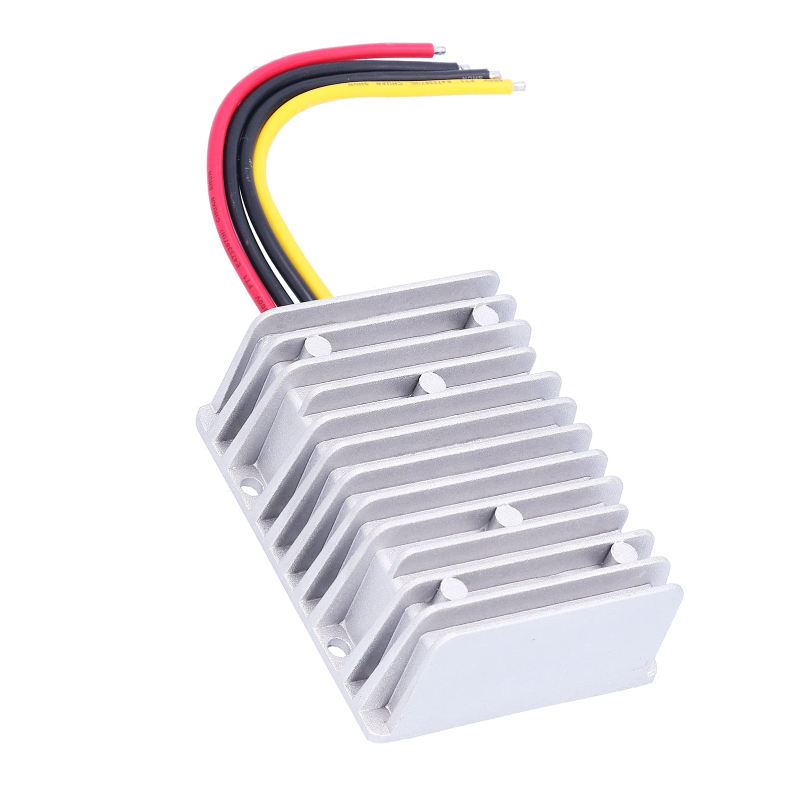 Alomejor Convertidor de 24 V A 12 V, Aluminio Fundido A Presión, Salida