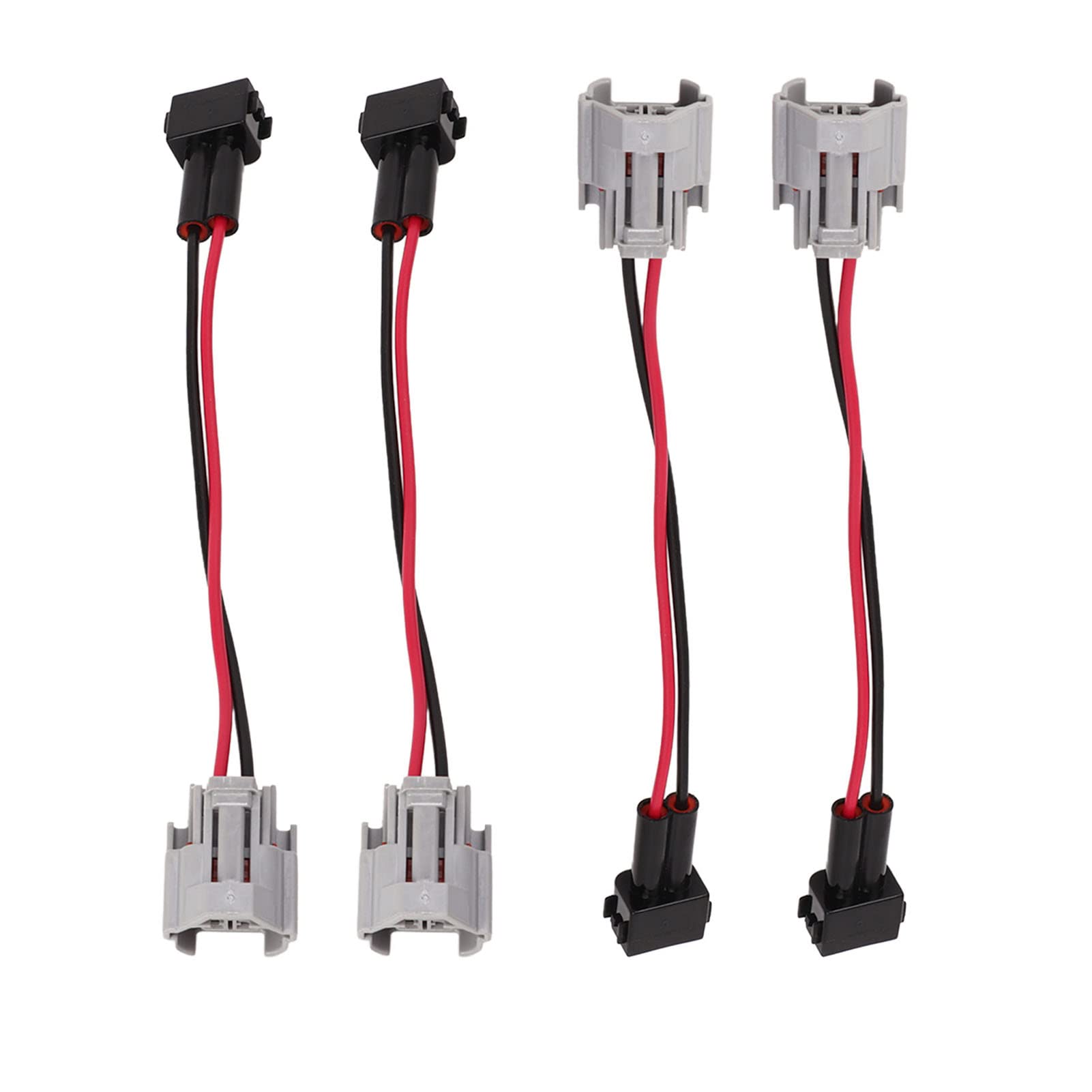 Système de Carburant 4 Pièces Adaptateur de Harnais D'injecteur de Carburant pour Femelle à Ev1 A Adaptateur Mâle Remplacement de Prise pour Civci K20 K24
