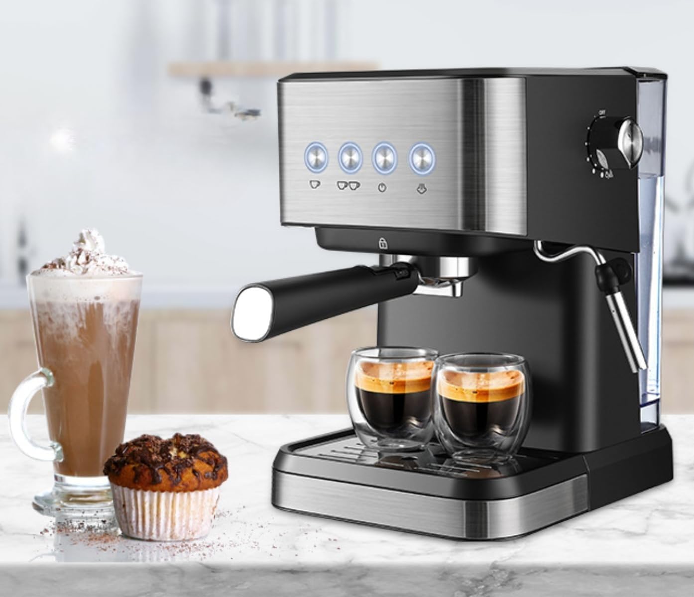 Amazon | 【FanNii】全自動コーヒーメーカー ブラック ステンレス