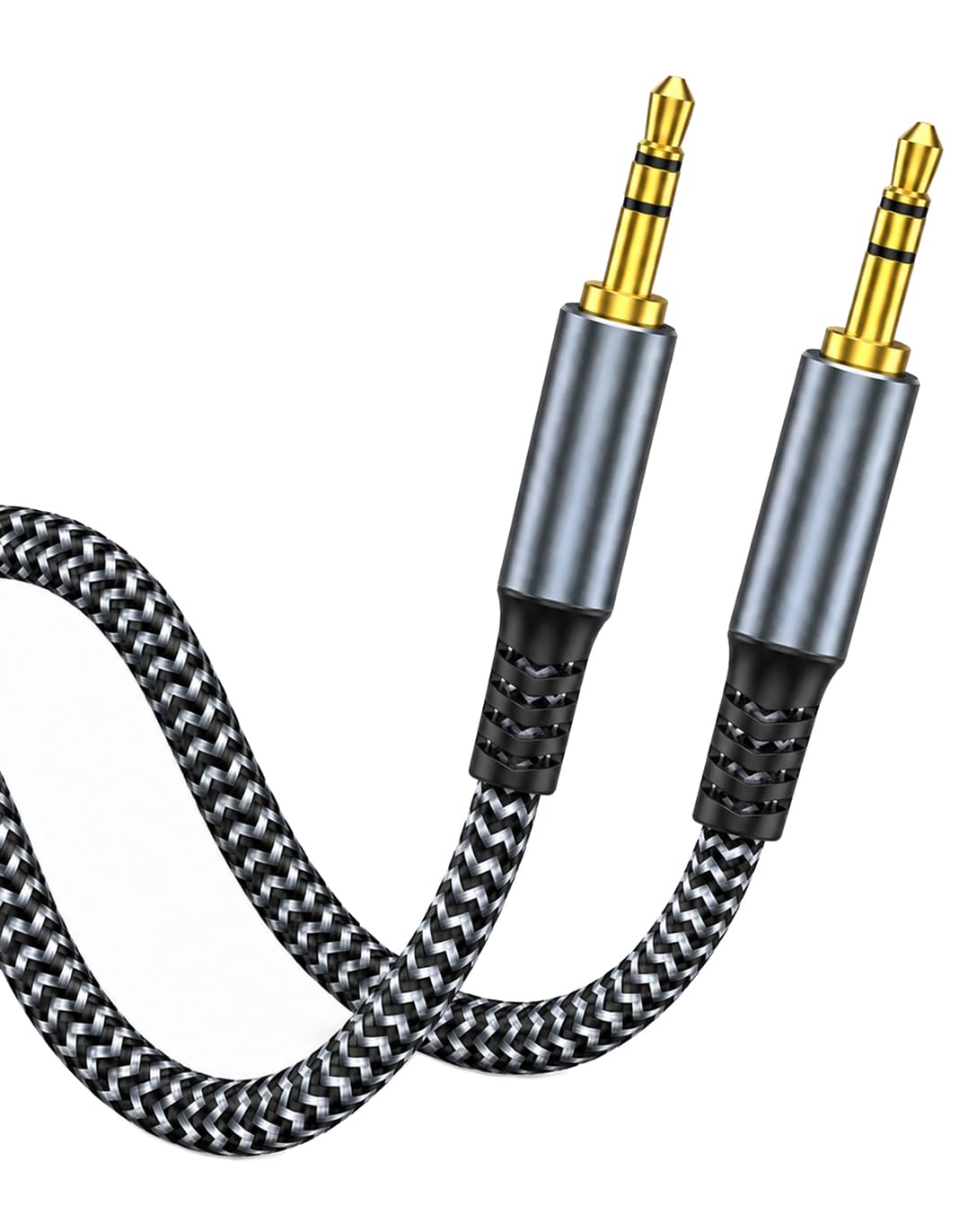 Aux Cord 4ft - Premium 3.5mm to 3.5mm Audio Cable for Car Stereo