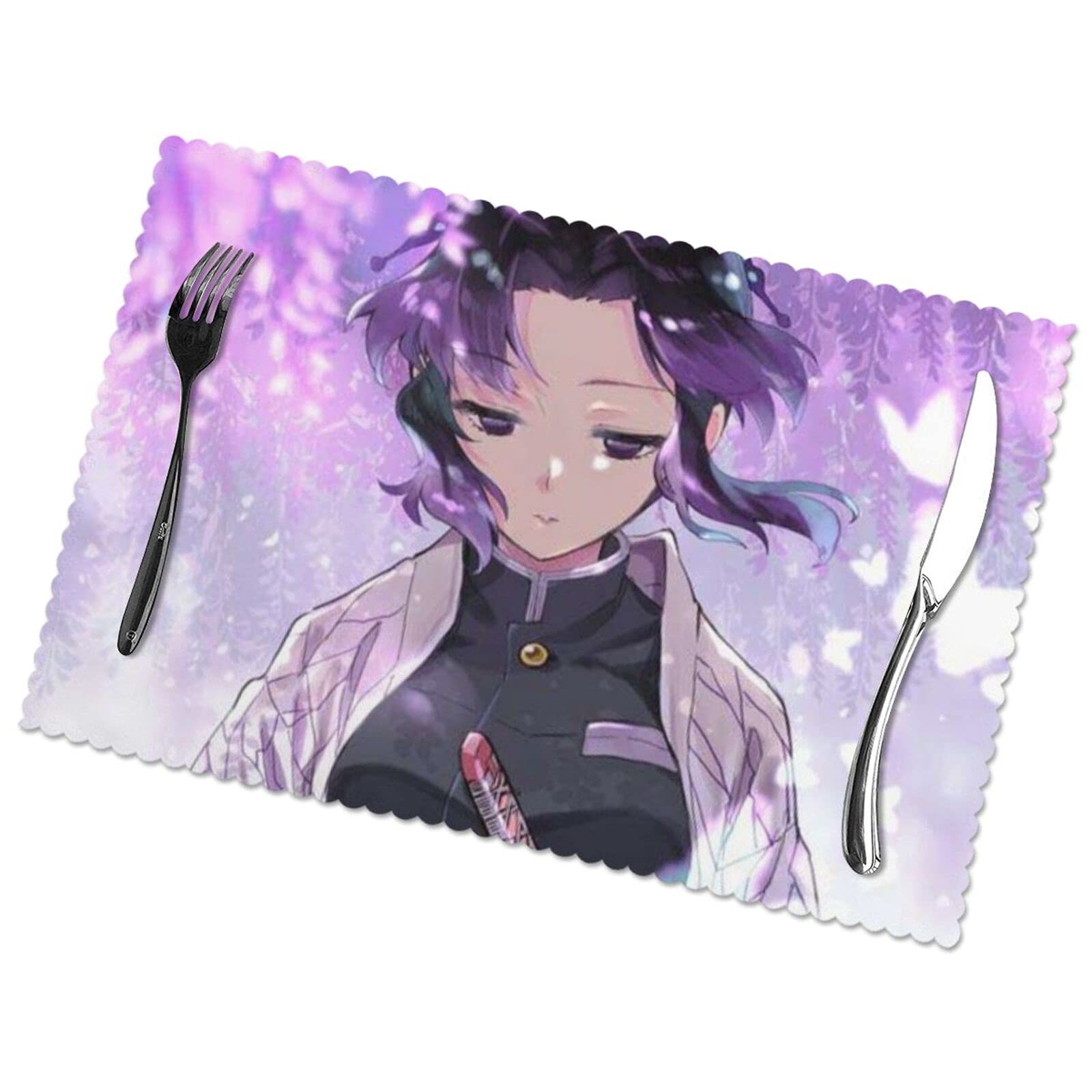 Amazon｜鬼滅の刃 胡蝶 しのぶ Kochou Shinobu ランチョンマット