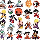 ワッペン、ワッペン アイロン、ワッペン おしゃれ 、男の子 女の子 可愛い 飾り付け、ワッペン アウトドア、刺繍 ワッペン、手作 補修 DIY、パッチ、アップリケ 21 点セットの創意あふれるカートゥーンのアニメキャラクターで「ドラゴンボール」の刺繍腕章と胸章をテーマとするものです。