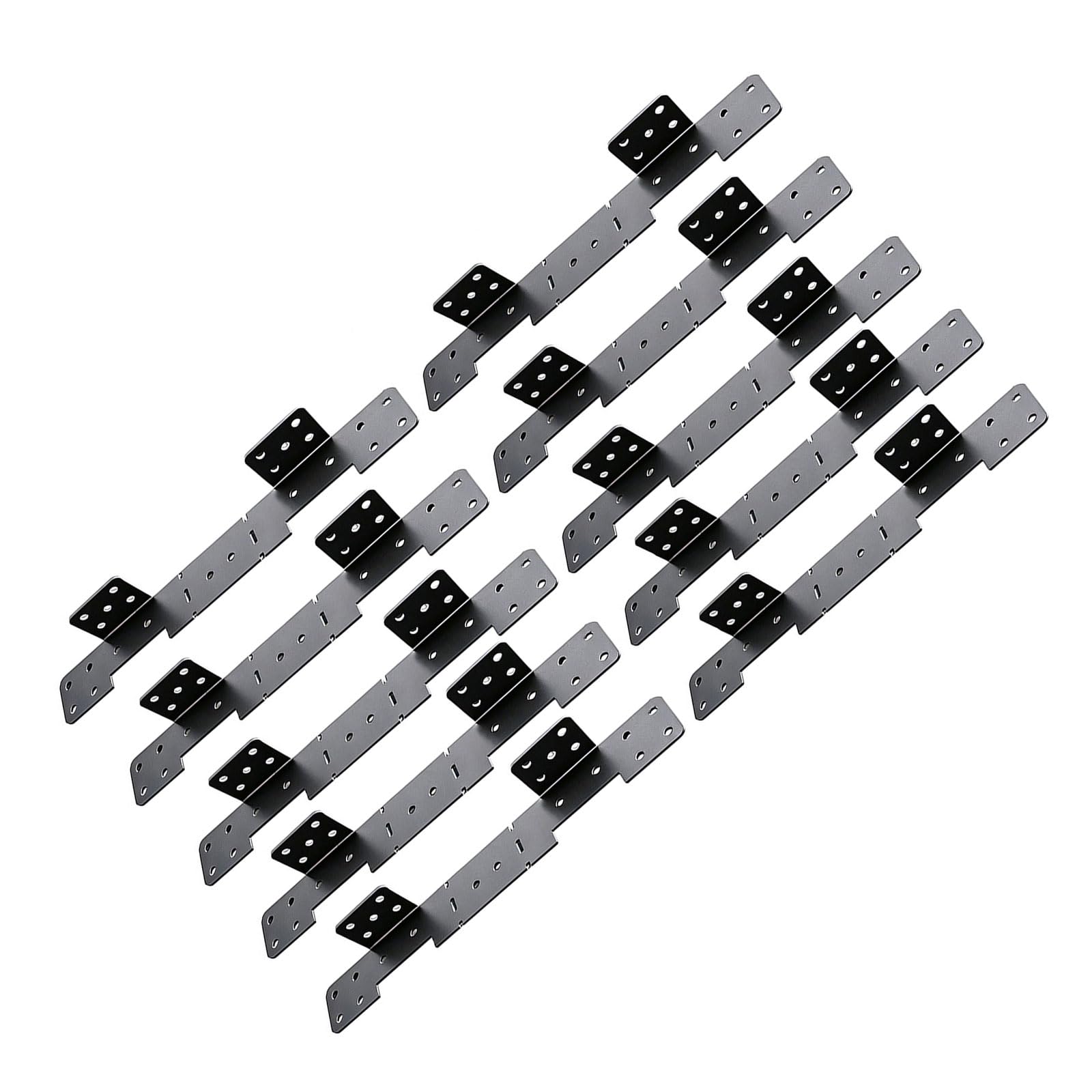 Kaeltsyn Multicolor Staircases Joists Hangers Pack Of 10 Designs For 2X10 & 2X12 Beams With General Fit & Reversible Designs Erosion Resistant Stair Hardware