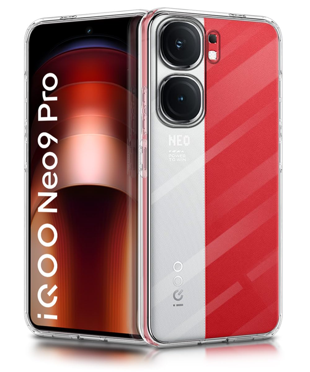 WOW IMAGINE Crystal Clear Transparent Back Case Cover for iQOO Neo 9 Pro 5G | Full Device & Camera Protection Shockproof TPU | Flexible Silicone Back Cover Case – Transparent (B0CX198J89) Amazon Price History, Amazon Price Tracker