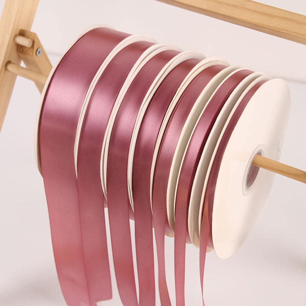 Ribbons For Gift Wrapping Ribbon For Fabric Satin Ribbons 0,6-4Cm Rose Fioletowy Wstążka Wstążka Wstążka Wstążka Prezent Prezent Wstążka Diy Handmade Bow Pływający-Szerokość 1 Cm Rose Ma 90 Metrów Dłu