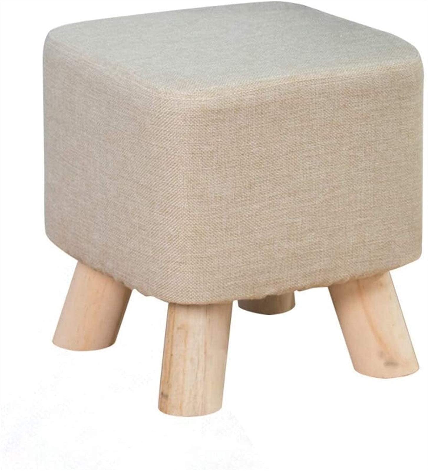 Repose-pieds et poufs déhoussables avec tabouret rembourré rond de salon