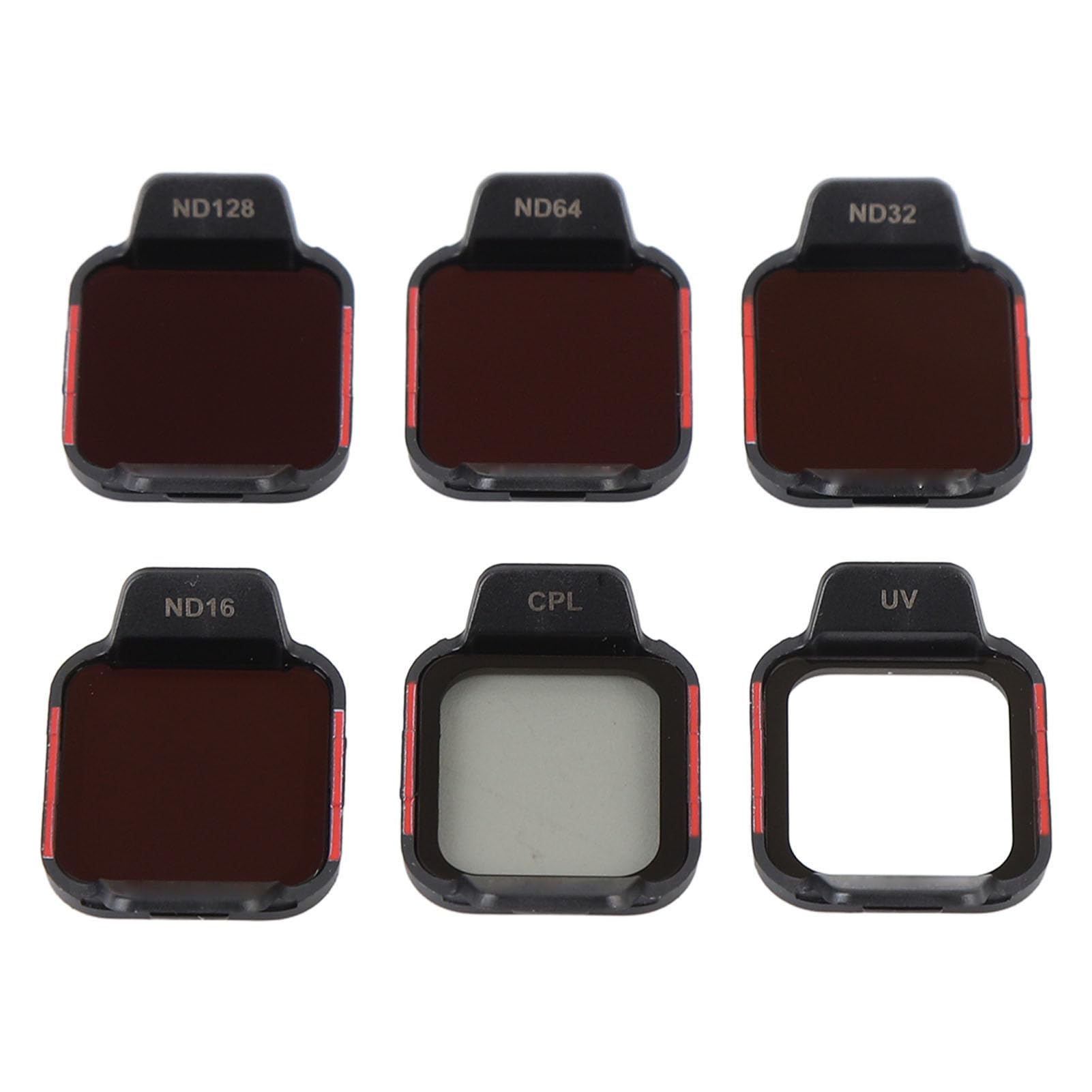 Tbest Set di Filtri per Lenti per Drone 6 in 1 Flip in Vetro Ottico CPL ND32 ND64 ND16 ND128 Filtri Protettivi con Scatola di Immagazzinaggio Fotografia