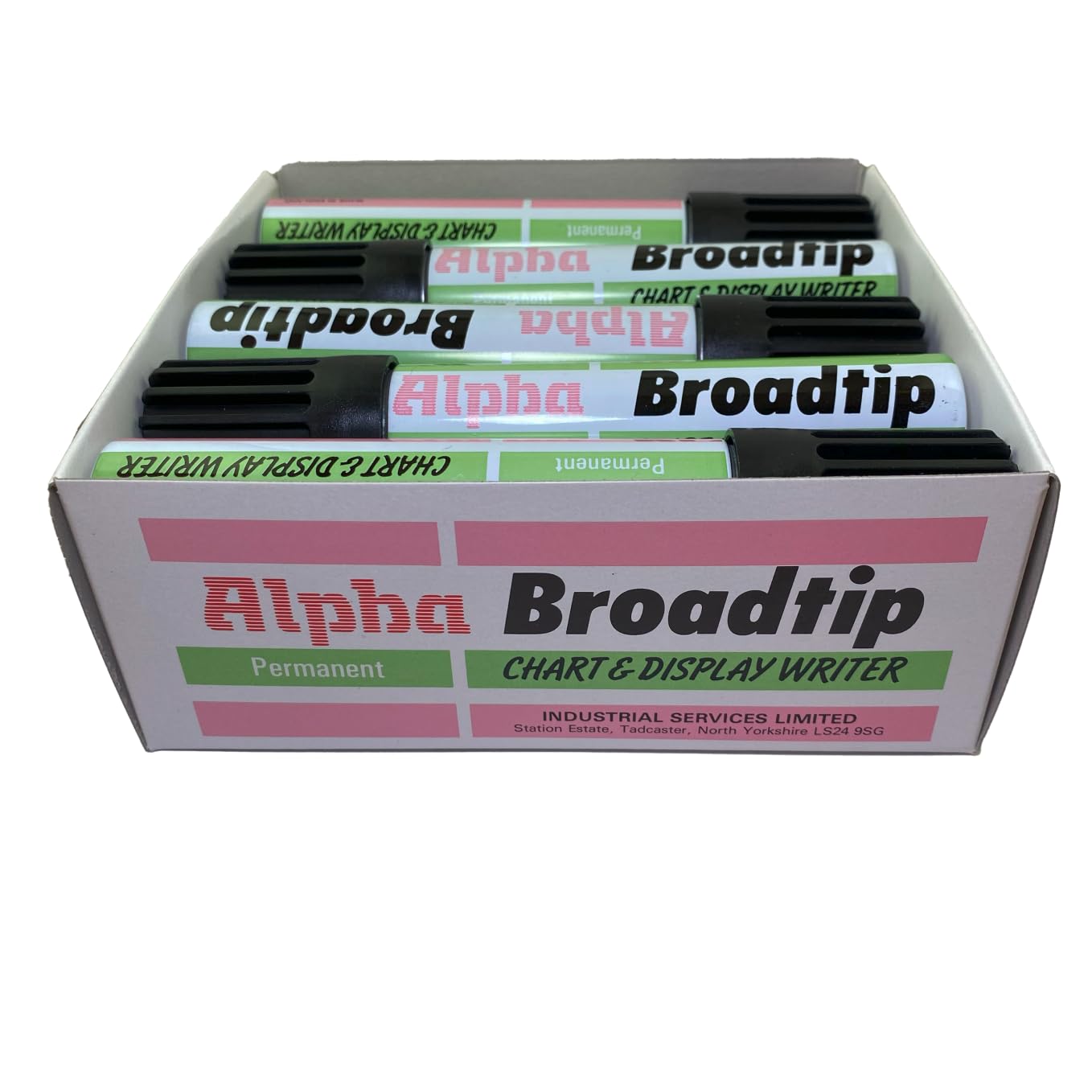 SureMark Alpha Broadtip Jumbo Permanent Marker Black Box of 10 โ image 1