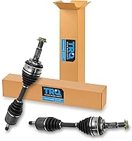 Vista 164 de TRQ Juego de conjunto de eje de transmisión CV delantero para conductor y pasajero, 2 piezas, compatible con Ford Explorer 4WD 95-01, Explorer AWD