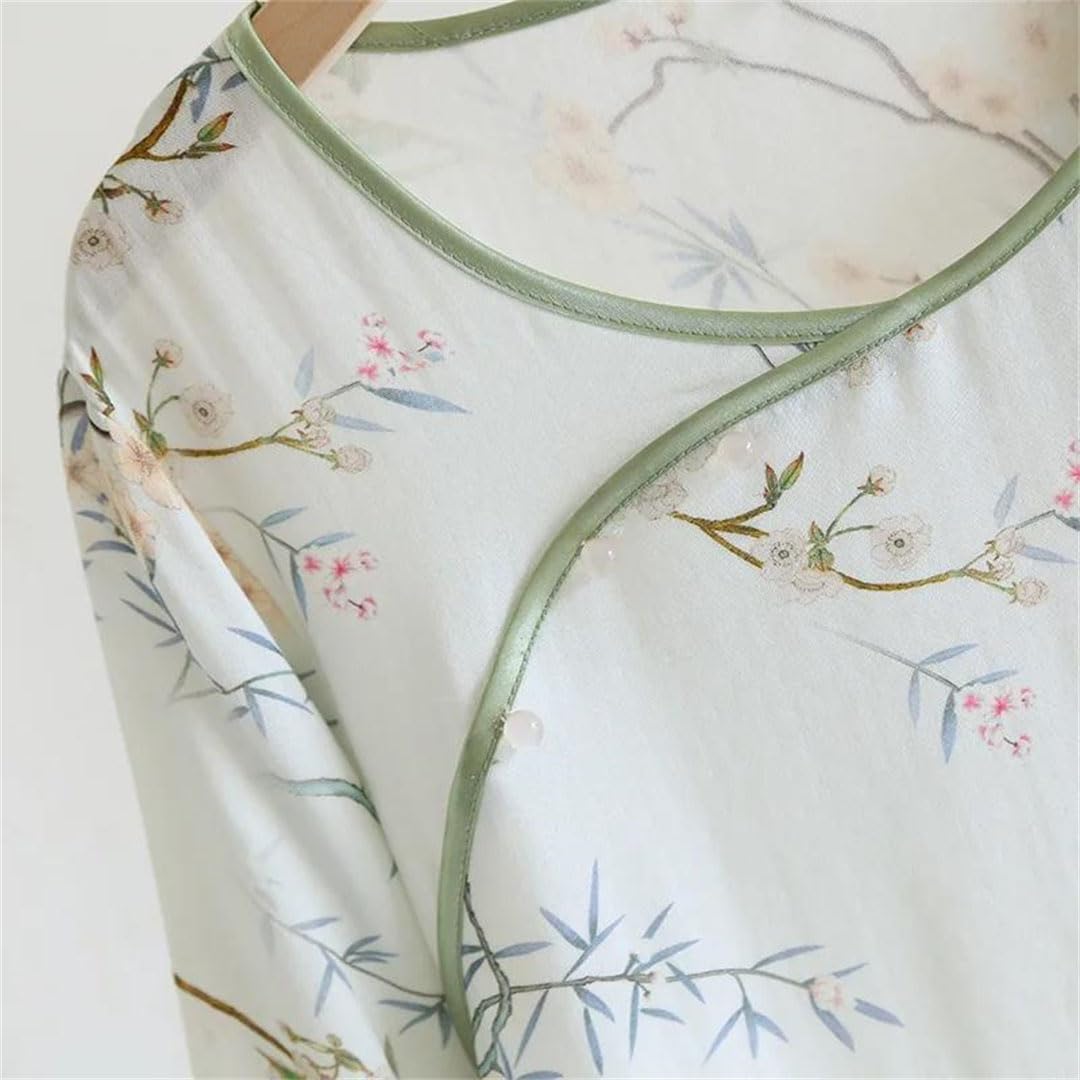 Conjunto de pijama de viscosa de satén para mujer, pantalones suaves de manga larga, ropa de casa de dos piezas