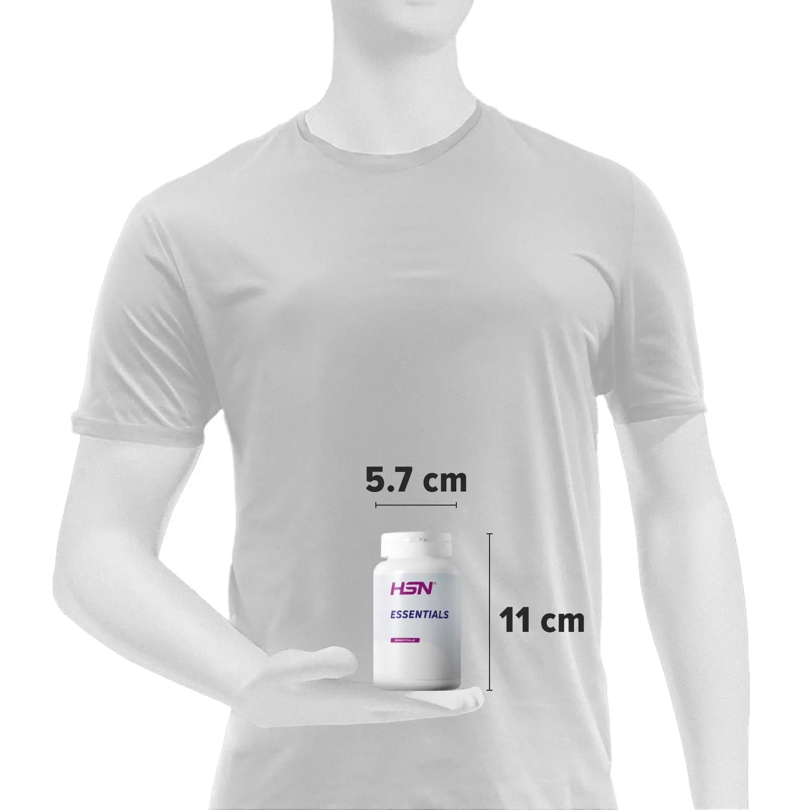 HSN Omega 7 Vegano - Aceite de Espino Amarillo 500mg | 120 Perlas Veganas | Extracto 5:1 Estandarizado 35% Ácido Palmitoleico - Apoyo Colesterol y Cuidado de Piel y Mucosas | Sin Gelatina Animal