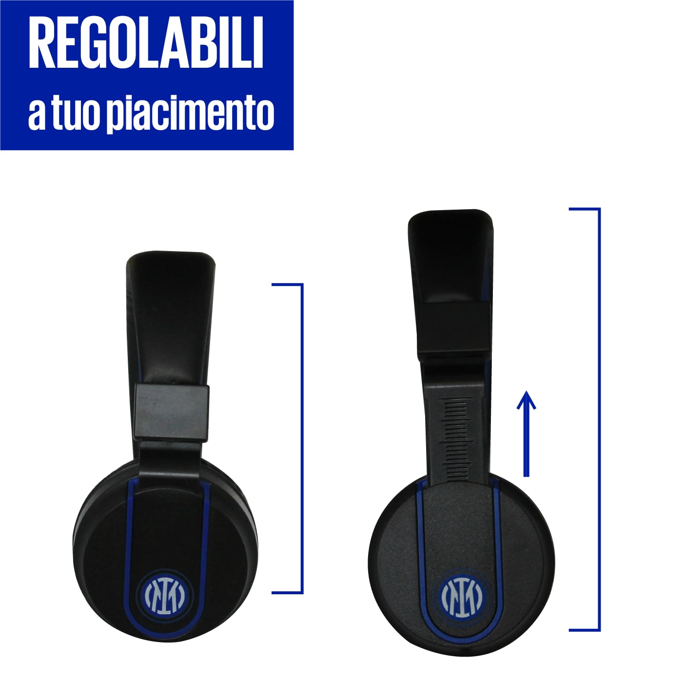 TECHMADE CUFFIE INTER CON MICROFONO INCORPORATO | COMPATIBILE CON PC, SMARTPHONE E CONSOLLE