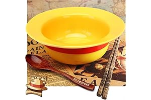 OnePiece Luffy Straw Hat Ramen Bowl Set Anime