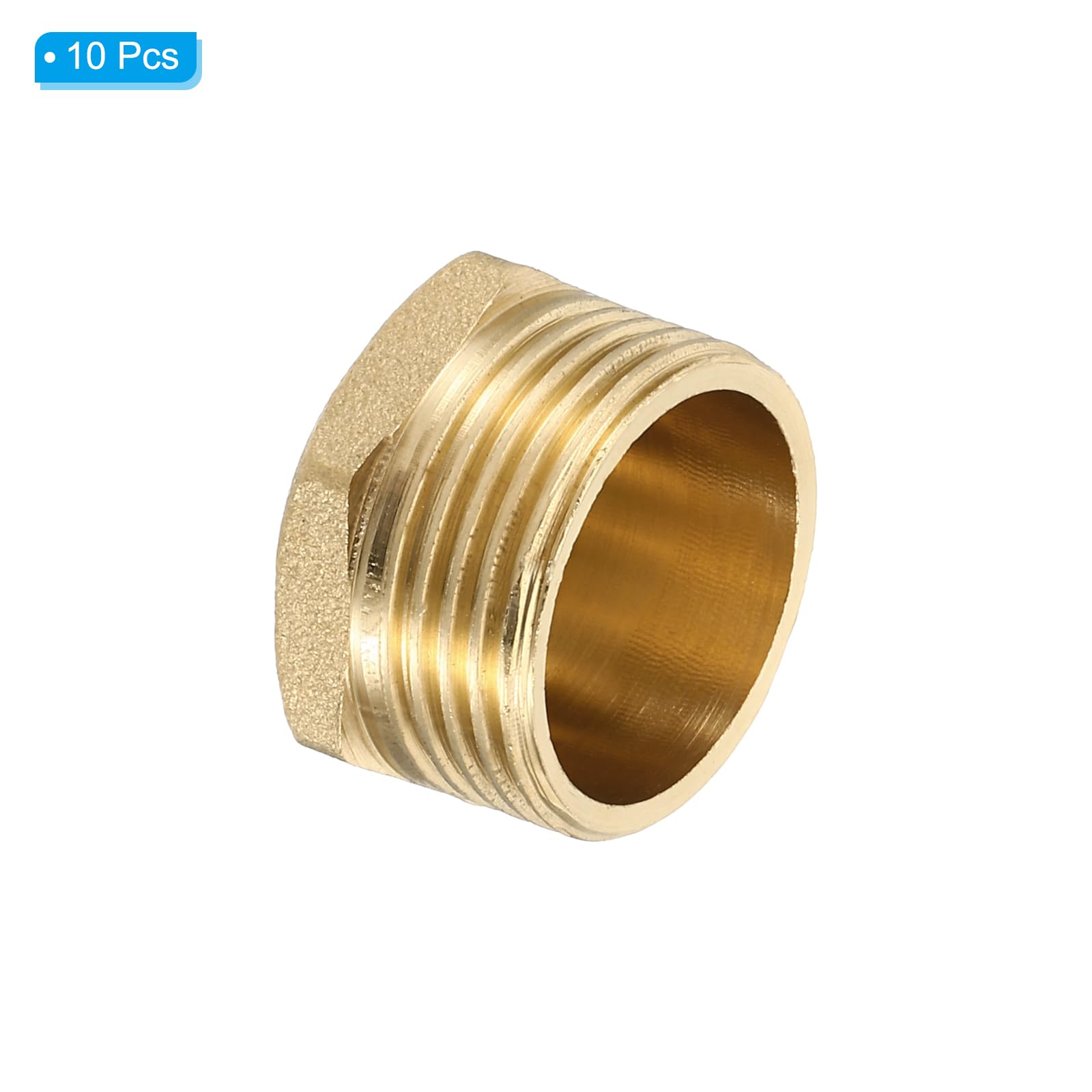 PATIKIL G3/4 Brass Pipe Plug - Image 3