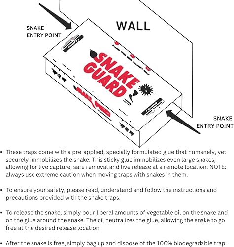 Miniatura 8 de Snake Guard - Trampa para serpientes de Wildlife Control Supplies  Trampa resistente a la intemperie sin contacto  Control seguro y eficaz de plagas