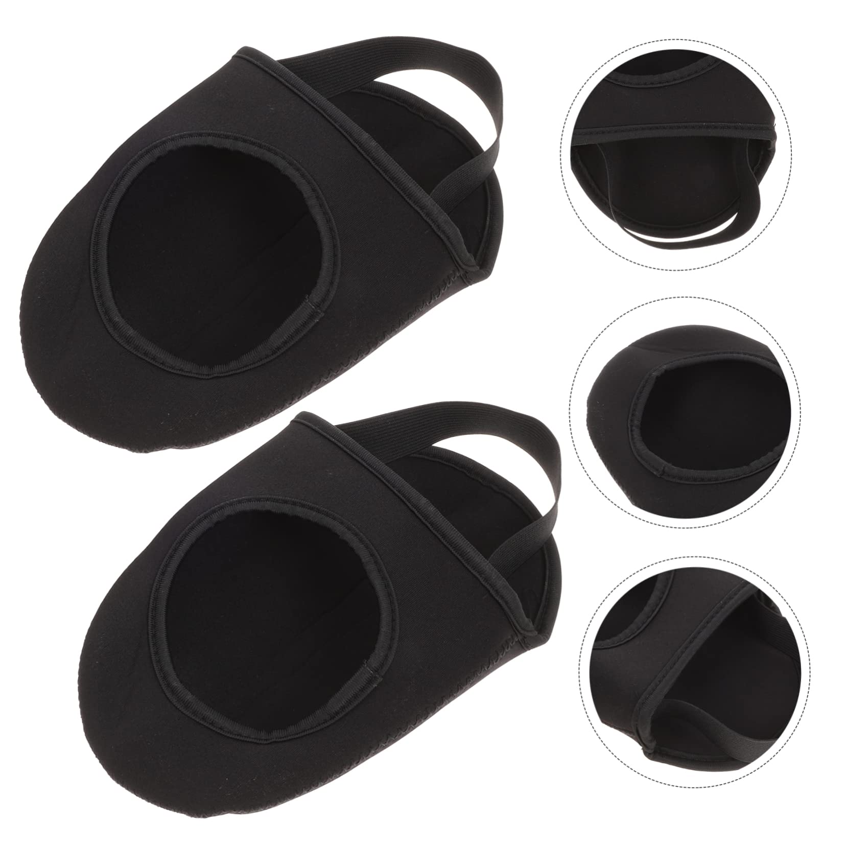TOYANDONA 5 Ensembles Couvre Chaussures De Cyclisme Antidérapants Protection Hiver Accessoires De Bowling Facile À Enfiler avec Zip Élastique Respirant 2 Pièces * 5