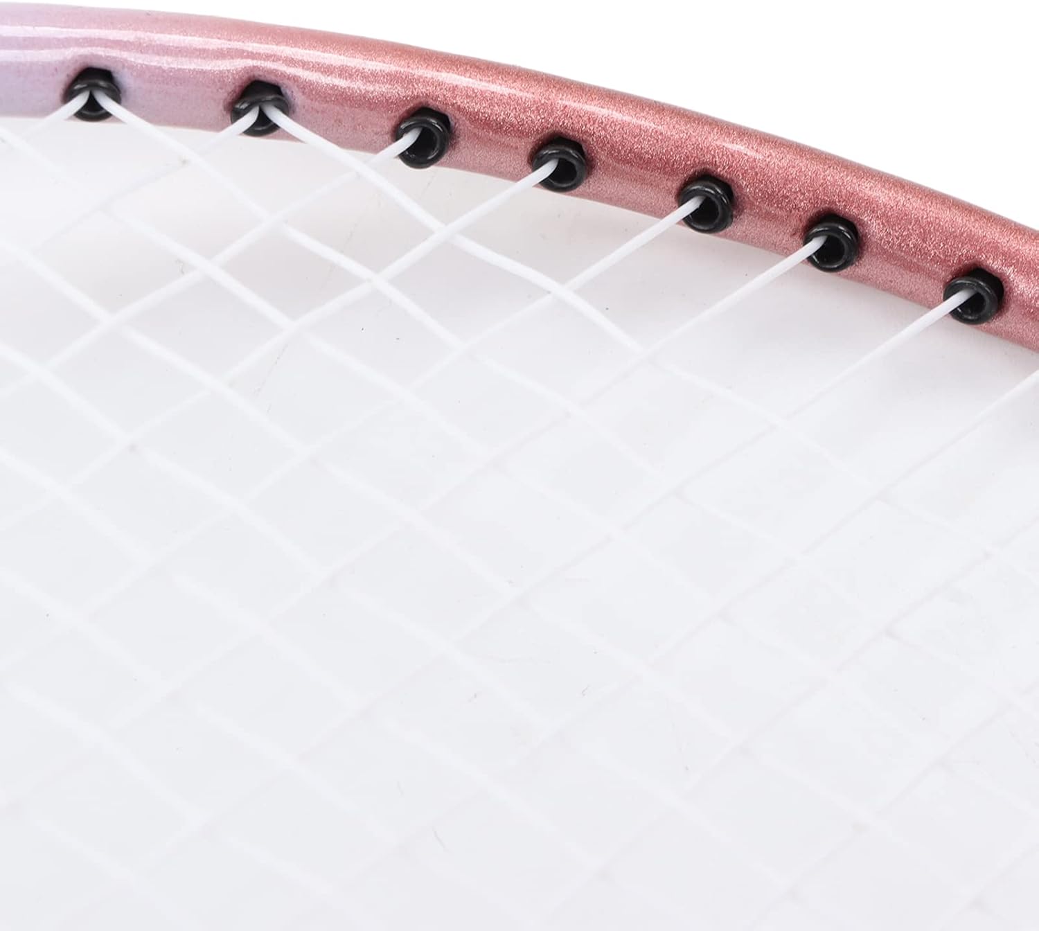 Raguso Badminton Rackets Set Professional Badminton Racquets Comfortable Grip Pink Badminton Racquets for Student Outdoor Backyard Games