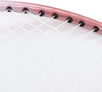 Vista 9 de Badminton Rackets, Professional Separate Iron Alloy Badminton Rackets with String Protector Anti Slip Grip, Lightweight Badminton Rackets Set for